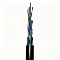 Cable de Fibra Óptica Monomodo G652D Blindado con Cinta de Acero PBT, Conductor Sólido GYTS de 12 Núcleos, Alta Resistencia para Exteriores, Baja Pérdida, para Telecomunicaciones