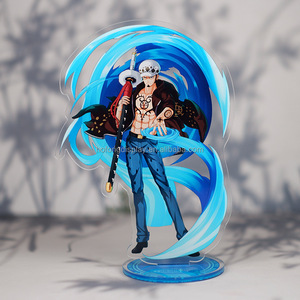42 tipos de adornos acrílicos de <span class=keywords><strong>Anime</strong></span> pirata Luffy Zoro adorno de escritorio soporte de exhibición Exposición de cómics soporte de mesa de juguete de dibujos animados - Product Image 5