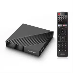 YOKATV IPx1 Smart TV Box Amlogic S905Y4 Quad Core AV1 Android 11 2GB 16GB EMMC TV Box 2.4/5G WiFi BT5.1 100M Lan Set Top Box