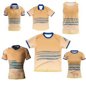 เสื้อรักบี้วันแอนแซค ปาร์รามัตตา อีลส์ ปี 2026 สำหรับผู้ชาย พิมพ์ลายแบบซับลิเมชั่น สีส้ม-น้ำเงิน ลายทาง แขนสั้น ยูนิเซ็กซ์ ระบายอากาศได้ดี ผลิตจากโพลีเอสเตอร์ - Product Image 1