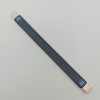 Câble de données USB4 type C, câble plat double tête pleine fonction, câble de charge rapide PD240W, transfert de disque dur 40 Go