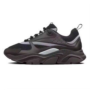 Designer Inspired Retro Chunky Platform <strong>Trainers</strong> <strong>Ladies</strong> Breathable Mesh Genuine Leather Two-tone Non Slip Sole Autumn/Spring - Product Image 2