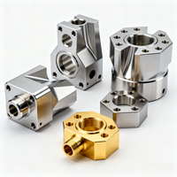 Pièces usinées CNC sur mesure à 5 axes, haute précision, usinage par électroérosion à fil et perçage de précision, composants en aluminium, acier inoxydable et laiton