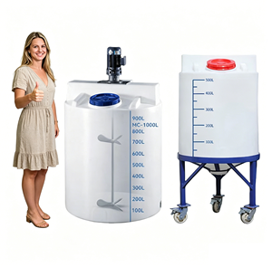 Prodotto <span class=keywords><strong>di</strong></span> Punta 2026: Serbatoio Conico da 1000 Litri con Fondo a Cono in <span class=keywords><strong>Plastica</strong></span> e Supporto in Acciaio Zincato, Ottimo Prezzo per Stoccaggio <span class=keywords><strong>di</strong></span> Azoto Liquido - Product Image 1
