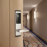 Glomarket Ttlock Serrure d'hôtel intelligente RFID électronique sans clé, système de verrouillage de porte numérique pour hôtel, serrure à carte-clé d'hôtel