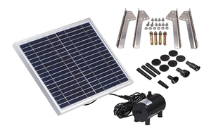 Pompe de fontaine solaire pour piscine extérieure paysagère avec batterie de secours extérieure sans fil pour aquarium de jardin écologique - Product Image 2