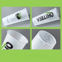 Gobelets en PP de haute qualité, différentes tailles, impression de logo personnalisée, durables, empilables, bonne impression, prix abordable