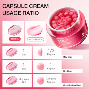 Crème en capsules OEM TXA 5% Niacinamide à double effet éclaircissant, atténuant les taches brunes, illuminant le teint et rehaussant l'éclat naturel - Product Image 3