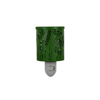 Diffuseur de cire électrique mural en plastique et métal pour aromathérapie, brûleur d'huile, veilleuse, chauffe-bougie écologique