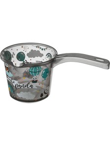 Juego de Baño Transparente con Diseño para Bebés, Color Gris, 3 Piezas: Bañera de 50L, Cubo de 13L, Recipiente de 1.25L, Kit de Baño para Bebés al por Mayor - Product Image 2