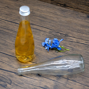 ขวดน้ำแก้วพร้อมฝาเกลียวกันรั่ว<span class=keywords><strong>ส</strong></span>ำหรับเครื่องดื่มดีไซน์คล้าย <span class=keywords><strong>Evian</strong></span> ขนาด330มล. 500มล. - Product Image 4