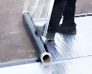 Membrana <span class=keywords><strong>impermeabilizante</strong></span> de 3mm y 4mm, materiales para techos en espiral de papel de aluminio betún con SBS EPDM <span class=keywords><strong>TPO</strong></span> HDPE y asfalto - Product Image 4