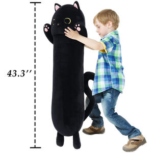 MorisMos Long Cat Body Kissen Große Cartoon Kuscheltier Plüsch tier Soft Hugging Kissen Kinder Erwachsene Freundin Geburtstag - Product Image 2