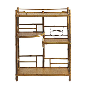 Imitation Qing Dynasty Plum Blossom and Bamboo Tea Shelf, Sanjiu Multitreasure Pavilion, Antique Display Shelf, Tea Sets and - Product Image 5