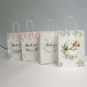 31*11.5*42cm <b>Thank</b> <b>You</b> Gift Bag Handbag Paper Gift Bags with Handles Wedding Party Birthday Retail Favors Goodie Bags - Product Image 6