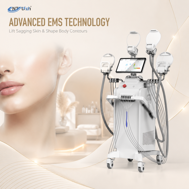 Professional Salon Use Ems Body Sculpting Face Lifting Slimming Device with 11 Patchs