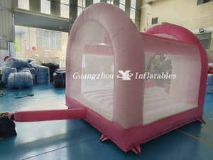 Commercial intérieur-extérieur enfants gonflable rose Macaron <span class=keywords><strong>étoiles</strong></span> nuage petit lit de saut enfants rebond <span class=keywords><strong>château</strong></span> gonflable rebond maison - Product Image 6