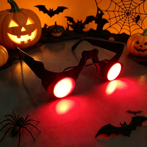 Gafas LED <span class=keywords><strong>de</strong></span> Payaso para el Día <span class=keywords><strong>de</strong></span> los Inocentes, Disfraz <span class=keywords><strong>de</strong></span> Fantasma Aterrador, Máscara Negra <span class=keywords><strong>de</strong></span> la Parca para Fiesta <span class=keywords><strong>de</strong></span> Cosplay <span class=keywords><strong>de</strong></span> <span class=keywords><strong>Halloween</strong></span> - Venta Directa <span class=keywords><strong>de</strong></span> Fábrica - Product Image 6