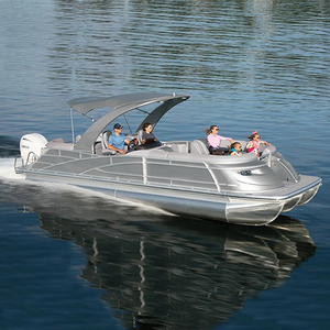 <span class=keywords><strong>2022</strong></span> meilleure vente flambant neuf luxe poisson croisière ponton bateaux aluminium fibre de verre coque <span class=keywords><strong>hors</strong></span>-<span class=keywords><strong>bord</strong></span> <span class=keywords><strong>moteur</strong></span> LED bandes lumineuses pas cher Yacht - Product Image 3