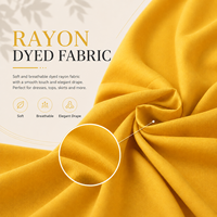 Tissu en viscose teinte de qualité supérieure 30s 45s, textile tissé en rayonne haute densité pour vêtements haut de gamme