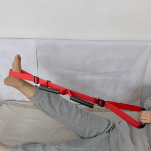 Dispositivo de Asistencia para Levantar Piernas Hemipléjicas, Rojo, con Correas Ajustables, para Entrenamiento de Rehabilitación y Apoyo a la Movilidad - Product Image 3