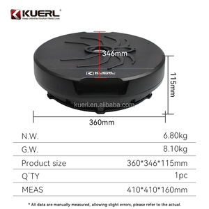 Venta al por mayor Subwoofer de audio de coche activo de alta potencia de 12 pulgadas DC 12V para neumáticos de repuesto de fabricantes de reacondicionamiento de audio de coche - Product Image 5
