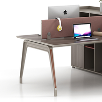 Personnel de bureau moderne personnalisé bureau d'ordinateur poste de travail mobilier commercial table de bureau extensible et durable cloison de bureau