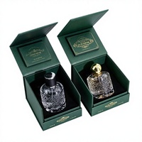 Flacon de parfum personnalisé de luxe 30ml 50ml 100ml, vaporisateur de parfum en verre vide, emballage cadeau en carton avec boîte