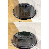 Triangle de haute qualité Transparent écologique élégant Durable idéal tranche gâteau emballage charmante boîte à gâteau parfaite