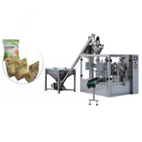 Machine de remplissage et d'emballage semi-automatique manuelle pour poudres sèches avec vis sans fin