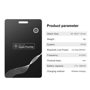 Étui de suivi GPS anti-perte Vision <span class=keywords><strong>pour</strong></span> Air Tags avec Wi-Fi, suivi en temps réel, batterie de secours, compatible iOS - Product Image 5