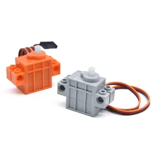 Micro Servo Motor 270 Grau Cinza Laranja Para Arduino Raspberry Pi Microbit Robô Carro Inteligente Compatível Com Lego