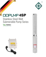 QQPump 4SP14/25 304SS Pompe submersible triphasée haute pression Pompe de puits profond verticale 10hp