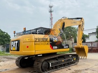 Excavatrice sur chenilles Caterpillar 323D2L d'occasion, 23 tonnes, à chenilles longues, Stage IIIA, faible nombre d'heures, pour travaux de construction, exportation Afrique et Amérique du Sud