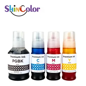 ShinColor Gi 41 Gi41 Gi-41 Premium uyumlu renk toplu su bazlı şişe dolum Dgt Canon için mürekkep Pixma G2460 G3420 yazıcı