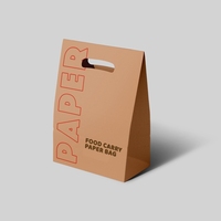 Sacs en papier kraft de qualité alimentaire avec logo personnalisé CHING TA pour l'emballage à emporter des boulangeries, recyclables, écologiques, sacs cadeaux pour le pain