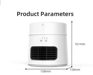 พัดลมตั้งโต๊ะแบบพกพาขนาดเล็ก600W 800W สำหรับฤดูหนาวปรับพื้นที่ได้พัดลมอัตโนมัติอเนกประสงค์ขนาดกะทัดรัดสำหรับฤดูหนาว - Product Image 6