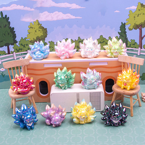 Yu Mo Craft – Figurines mignonnes de petit renard à neuf queues en résine, boîte mystère, jouet cadeau pour enfants de 8 à 13 ans, unisexe - Product Image 2