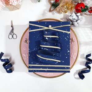 Wholesale 80g Stars Floating with <b>Gold</b> and Silver Kraft <b>Paper</b> <b>Tissue</b> 43*300cm Gift Luxury Custom Packaging Wrapping <b>Paper</b> Roll - Product Image 4