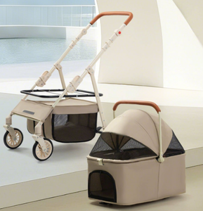 पालतू जानवरों की यात्रा के लिए पहियों के साथ नए फैशन पोर्टेबल ढहने वाली ट्रेली बैग फोल्डेबल किराने की खरीदारी कार्ट - Product Image 2