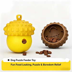 Jouet interactif <span class=keywords><strong>pour</strong></span> <span class=keywords><strong>chien</strong></span> en caoutchouc durable et non toxique, distributeur de friandises, puzzle à mâcher <span class=keywords><strong>pour</strong></span> nettoyage des dents et alimentation lente - Product Image 2