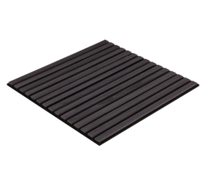 <span class=keywords><strong>Pannello</strong></span> a lamelle acustiche in rovere nero grigio impiallacciatura per animali domestici pannelli acustici 60x60 <span class=keywords><strong>cm</strong></span> <span class=keywords><strong>MDF</strong></span> per Interior Design - Product Image 3