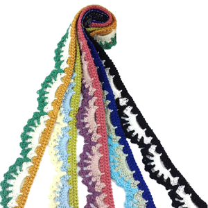 Wholesale 3cm Scallop Edge Lace French Crochet Lace Trimming Embroidery <strong>Fabric</strong> <strong>Trims</strong> for Clothing Dresses Textiles Accessories - Product Image 2