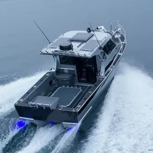 2024热卖19英尺迷你船舱巡洋舰渔船，带发动机铝合金游艇出售