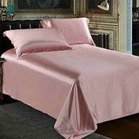 Textile de maison de luxe 100% ensemble de draps en soie de mûrier taille personnalisée couettes en Satin respirant couvre-lit doux