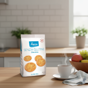 แครกเกอร์ข้าวอบรสเค็ม ลาซารอนี คลาสสิค ปราศจากกลูเตน 200 กรัม x 10 ชิ้น ขนมขบเคี้ยวจากธัญพืช - Product Image 3