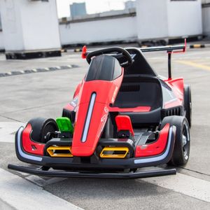 Kart Elétrico Infantil de Corrida 24V com Pedal e Volante, Quatro Rodas, Plástico, Alimentado por Bateria, Diversão de Corrida para Crianças - Product Image 4