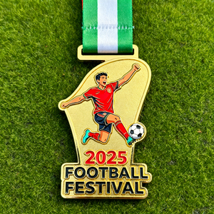 Medaglie e trofei di Karate per la maratona di nuoto sportivo di alta qualità medaglioni in metallo premiano medaglie di calcio personalizzate - Product Image 5