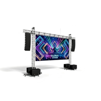 Sistema de Soporte de Suelo de Aleación de Aluminio de Alta Resistencia para Pantallas LED de Escenario, Video Wall y Altavoces Line Array, Capacidad de Carga de 500 kg