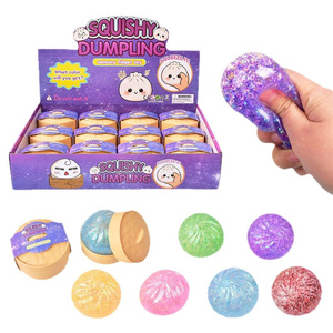 Jouets Squishy Dumpling Needoh, Squishy Brin Brin, Pâton de cristal vapeur Lala Le en poudre d'or, Petit pâton de cristal vapeur en poudre d'or - Product Image 5
